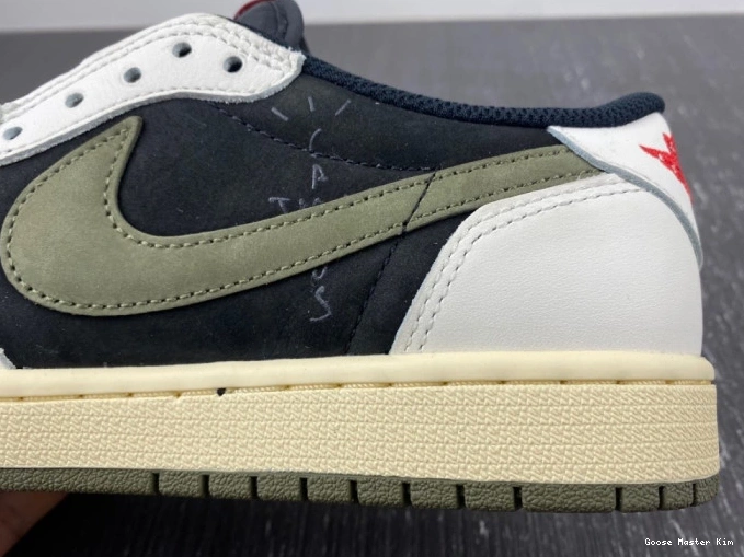 x DZ4137-106 Olive Low OG Jordan 1 Air Air Jordan Retro Travis Scott 0723